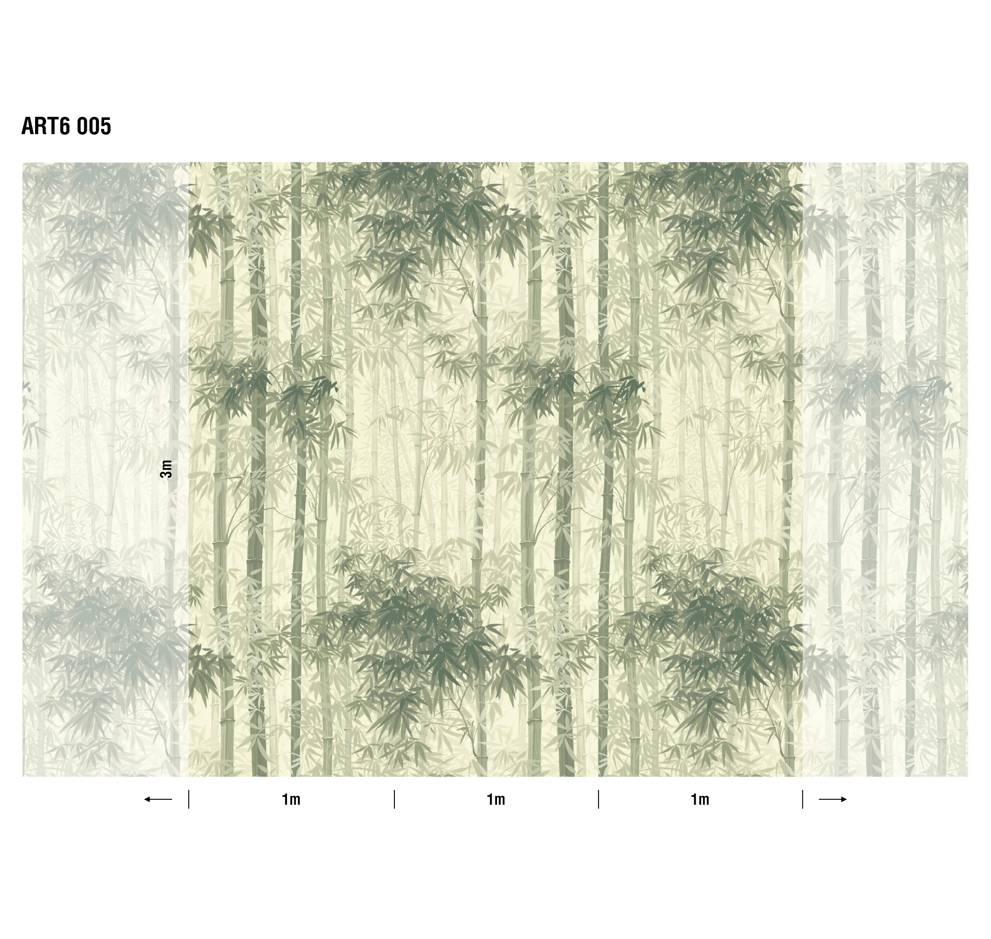 Панно Loymina Пейзаж Бамбуковая роща ART6 005 3×3